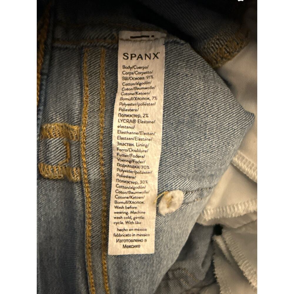 SPANX SpanxShape EveryWear Vintage Indigo Flare Pull-on Jeans #20456R-Sz LARGE - Picture 11 of 15